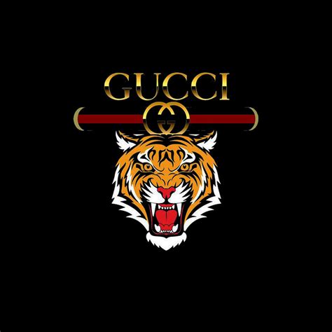 gucci logo with tigers|gucci tiger art.